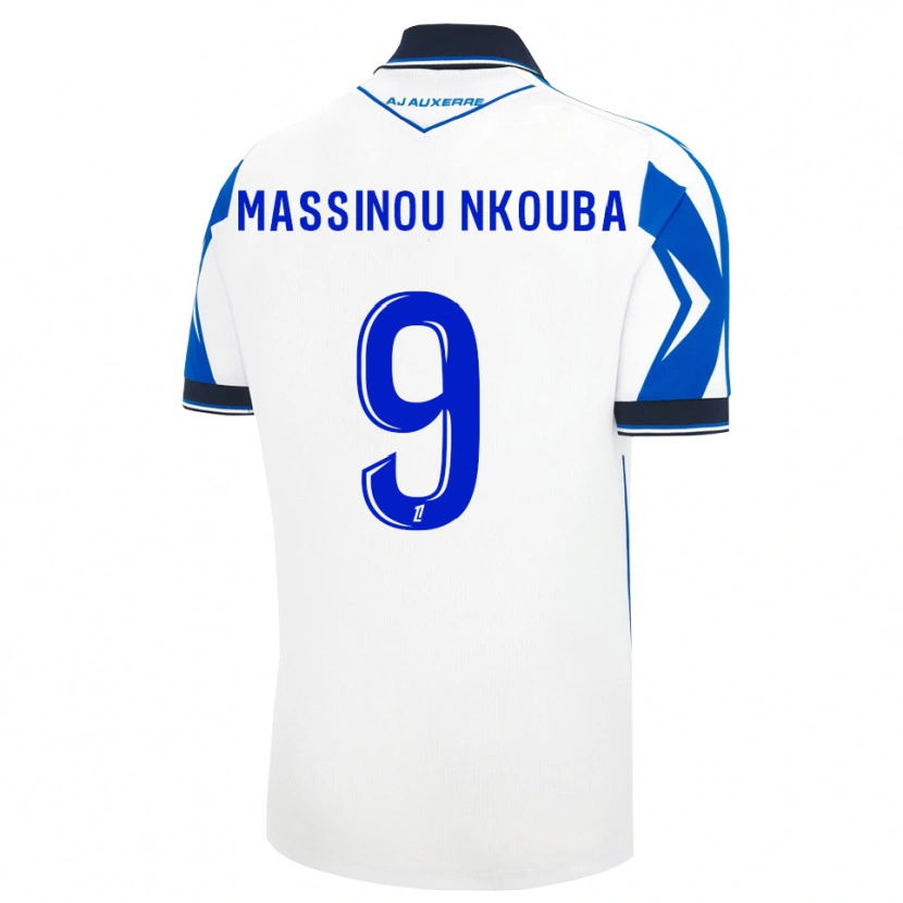 Danxen Donna Maglia Pierre Massinou Nkouba #9 Nero Bianco Blu Kit Gara Home 2026/27 Maglietta