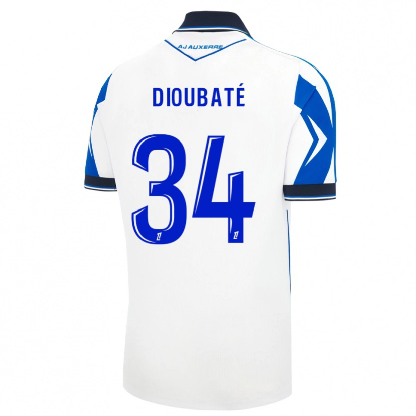 Danxen Donna Maglia Lamfia Dioubaté #34 Nero Bianco Blu Kit Gara Home 2026/27 Maglietta