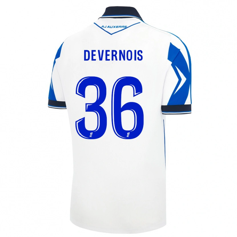 Danxen Donna Maglia Tidiane Devernois #36 Nero Bianco Blu Kit Gara Home 2026/27 Maglietta