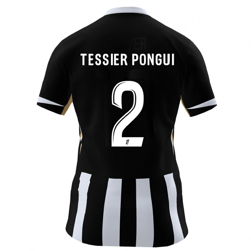 Danxen Donna Maglia Leyti Tessier Pongui #2 Nero Blu Kit Gara Home 2026/27 Maglietta