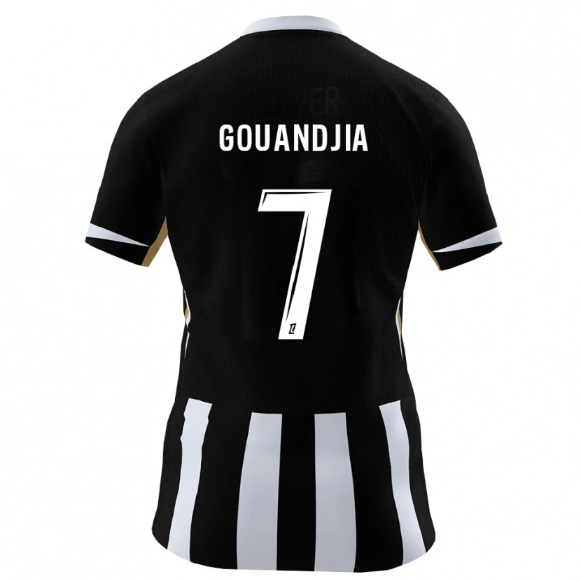Danxen Donna Maglia Andy Gouandjia #7 Nero Blu Kit Gara Home 2026/27 Maglietta