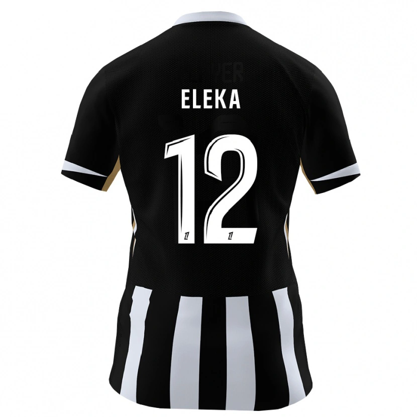 Danxen Donna Maglia Nathan Eleka #12 Nero Blu Kit Gara Home 2026/27 Maglietta