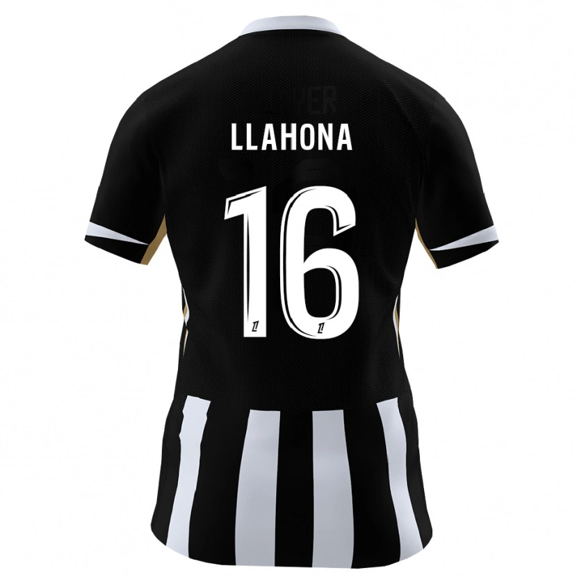 Danxen Donna Maglia Yann Llahona #16 Nero Blu Kit Gara Home 2026/27 Maglietta