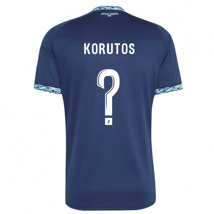Danxen Donna Maglia Ayethan Korutos #0 Blu Acciaio Bianco Kit Gara Home 2026/27 Maglietta