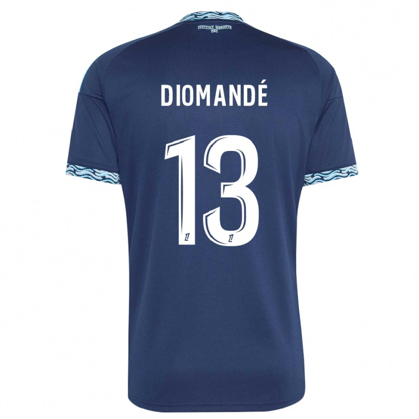 Danxen Donna Maglia Vassancy Diomandé #13 Blu Acciaio Bianco Kit Gara Home 2026/27 Maglietta