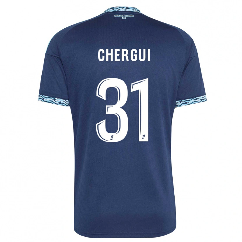 Danxen Donna Maglia Samir Chergui #31 Blu Acciaio Bianco Kit Gara Home 2026/27 Maglietta
