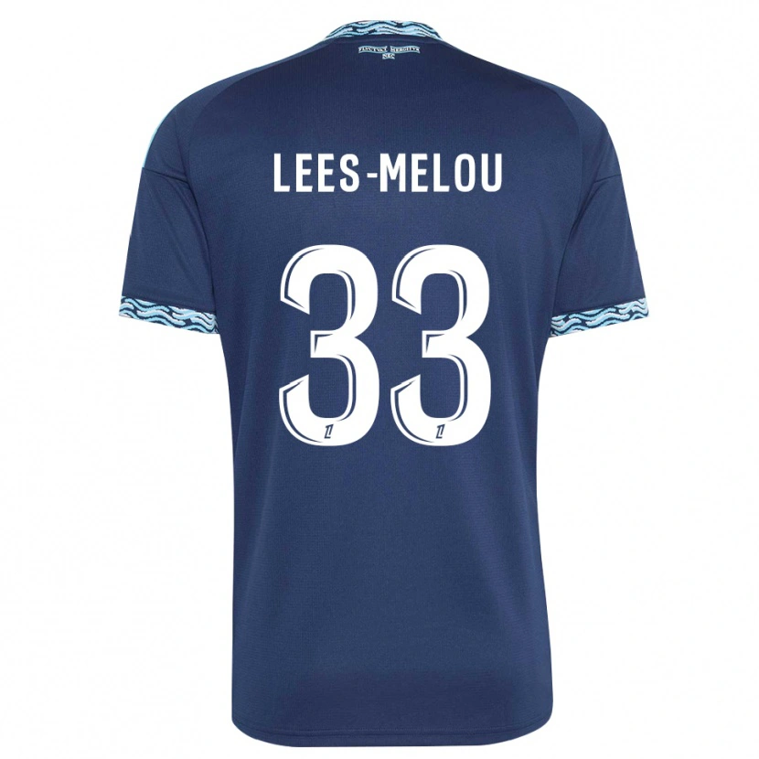 Danxen Donna Maglia Pierre Lees-Melou #33 Blu Acciaio Bianco Kit Gara Home 2026/27 Maglietta