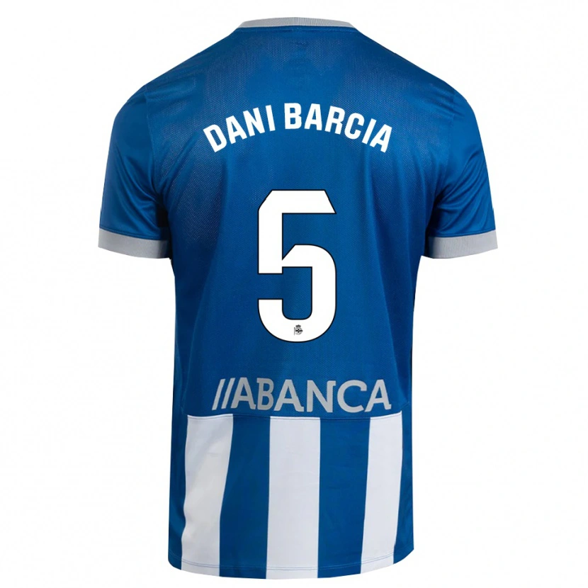 Danxen Donna Maglia Dani Barcia #5 Blu Grigio Bianco Kit Gara Home 2026/27 Maglietta
