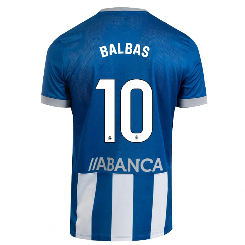Danxen Donna Maglia Nicolás Balbas #10 Blu Grigio Bianco Kit Gara Home 2026/27 Maglietta