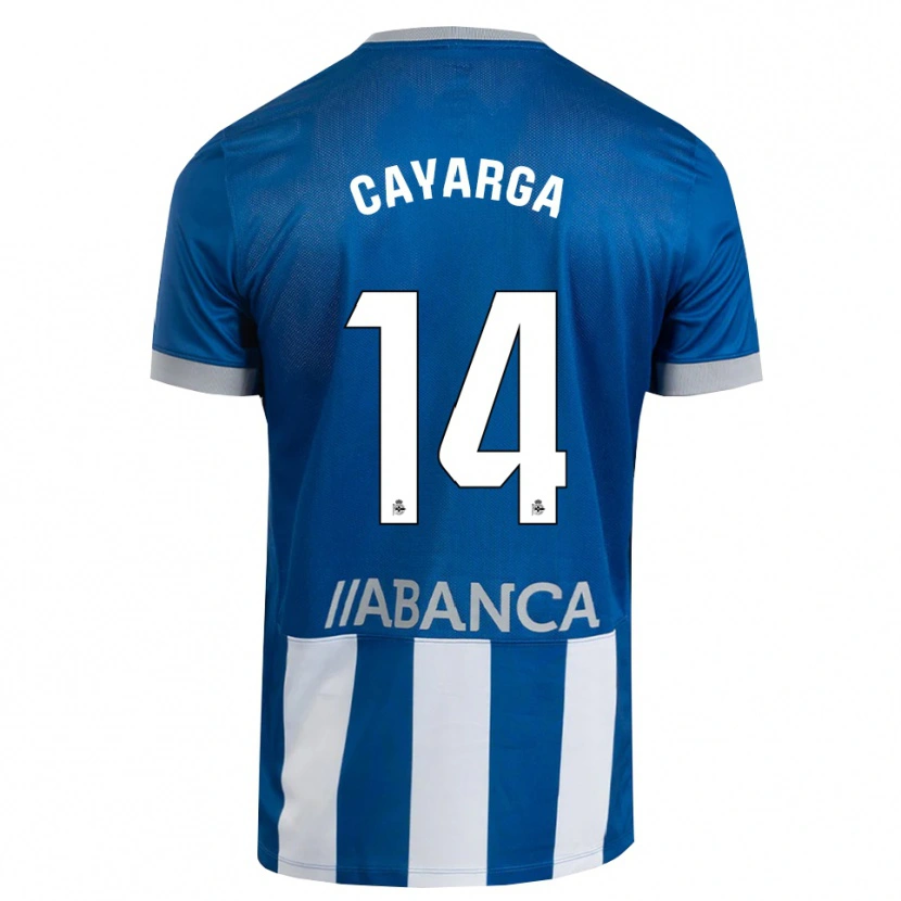 Danxen Donna Maglia Berto Cayarga #14 Blu Grigio Bianco Kit Gara Home 2026/27 Maglietta