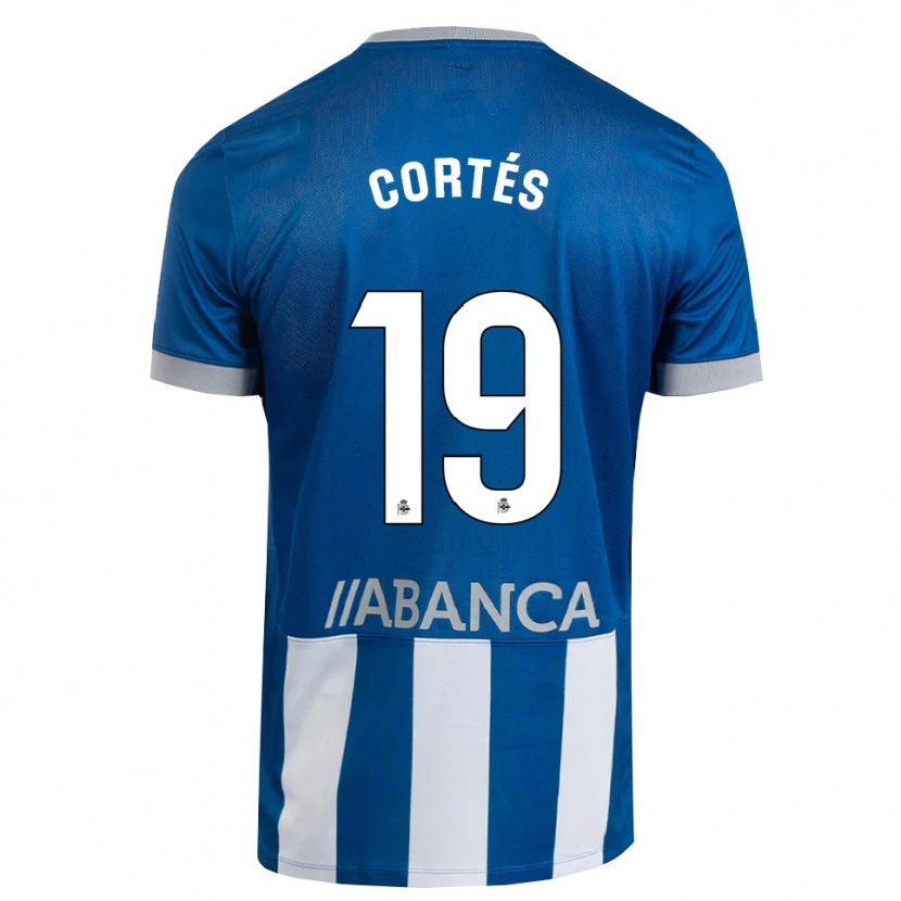 Danxen Donna Maglia Pablo Cortés #19 Blu Grigio Bianco Kit Gara Home 2026/27 Maglietta