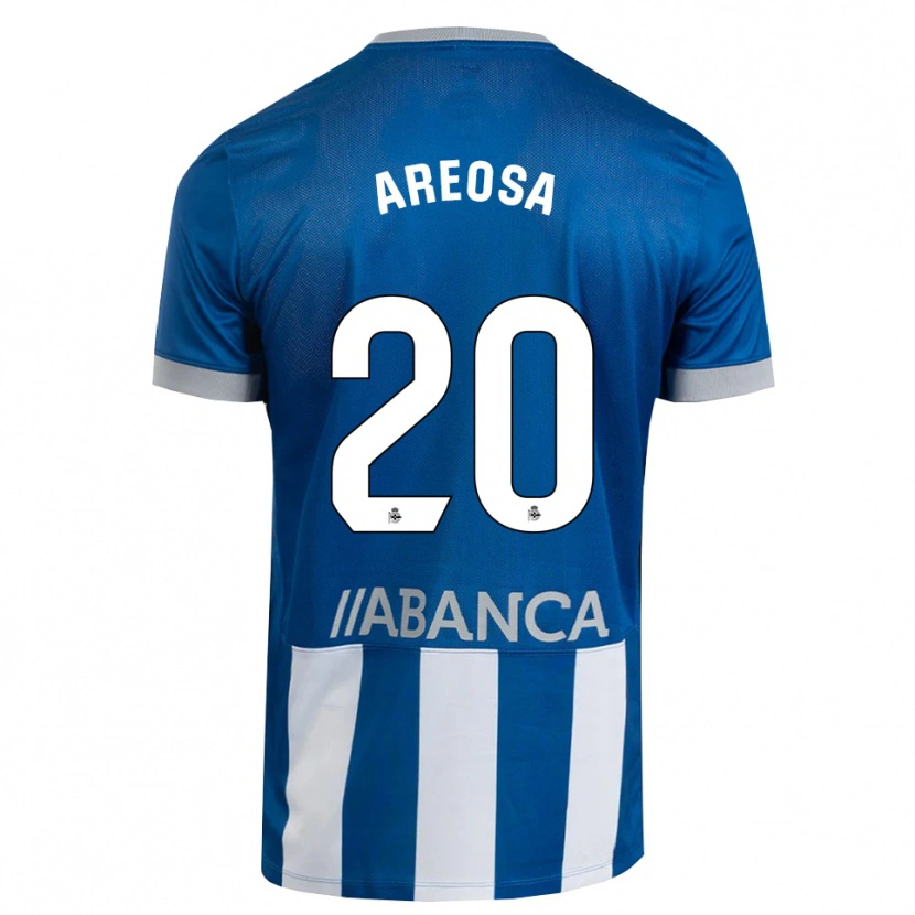 Danxen Donna Maglia Héctor Areosa #20 Blu Grigio Bianco Kit Gara Home 2026/27 Maglietta