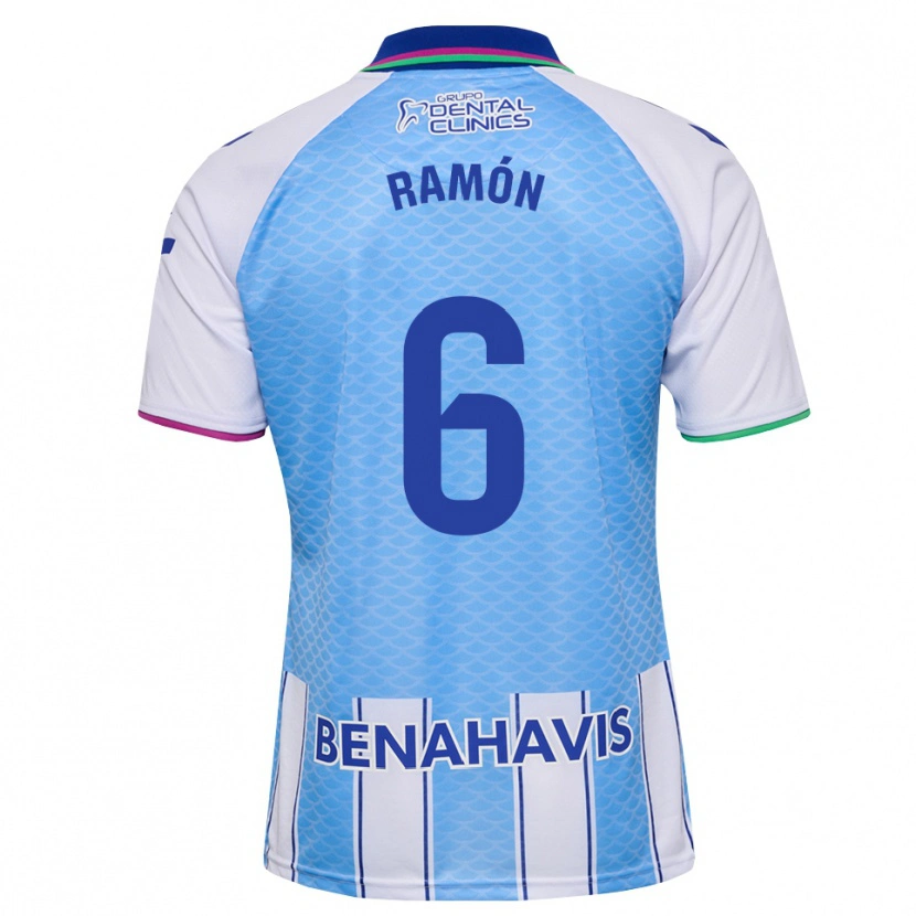 Danxen Donna Maglia Ramón Enríquez #6 Blu Cielo Profondo Bianco Kit Gara Home 2026/27 Maglietta