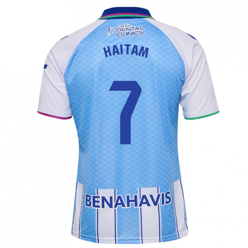 Danxen Donna Maglia Haitam Abaida #7 Blu Cielo Profondo Bianco Kit Gara Home 2026/27 Maglietta
