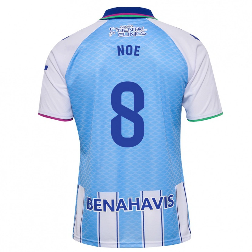 Danxen Donna Maglia Noelia Salas Mullens #8 Blu Cielo Profondo Bianco Kit Gara Home 2026/27 Maglietta