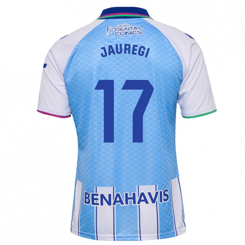 Danxen Donna Maglia Eneko Jauregi #17 Blu Cielo Profondo Bianco Kit Gara Home 2026/27 Maglietta