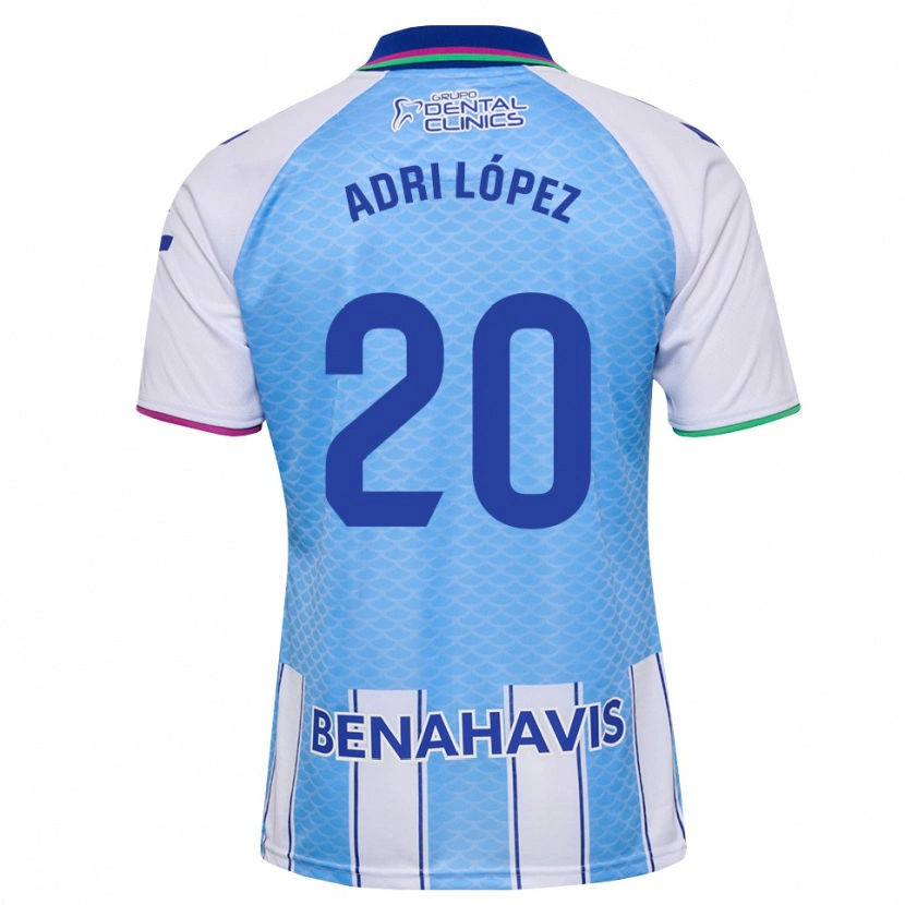 Danxen Donna Maglia Adri López #20 Blu Cielo Profondo Bianco Kit Gara Home 2026/27 Maglietta
