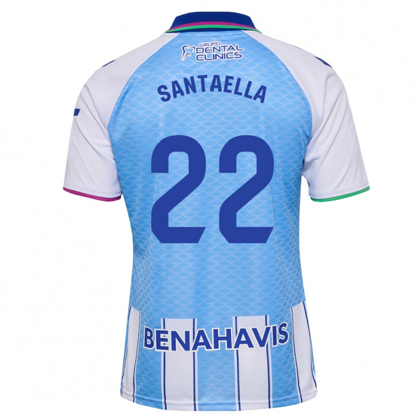 Danxen Donna Maglia Miguel Santaella #22 Blu Cielo Profondo Bianco Kit Gara Home 2026/27 Maglietta