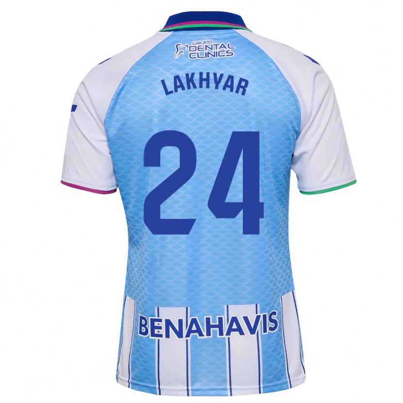 Danxen Donna Maglia Houssam Lakhyar #24 Blu Cielo Profondo Bianco Kit Gara Home 2026/27 Maglietta