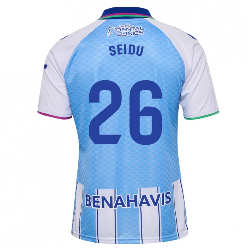 Danxen Donna Maglia Abubakar Seidu #26 Blu Cielo Profondo Bianco Kit Gara Home 2026/27 Maglietta