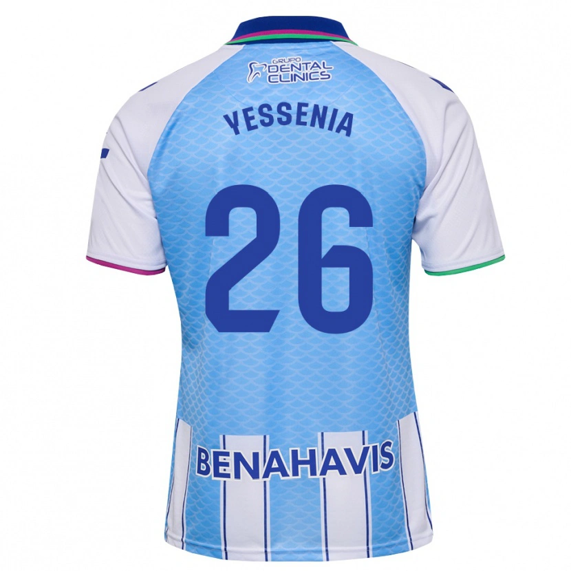 Danxen Donna Maglia Yessenia Alcaide Martin #26 Blu Cielo Profondo Bianco Kit Gara Home 2026/27 Maglietta