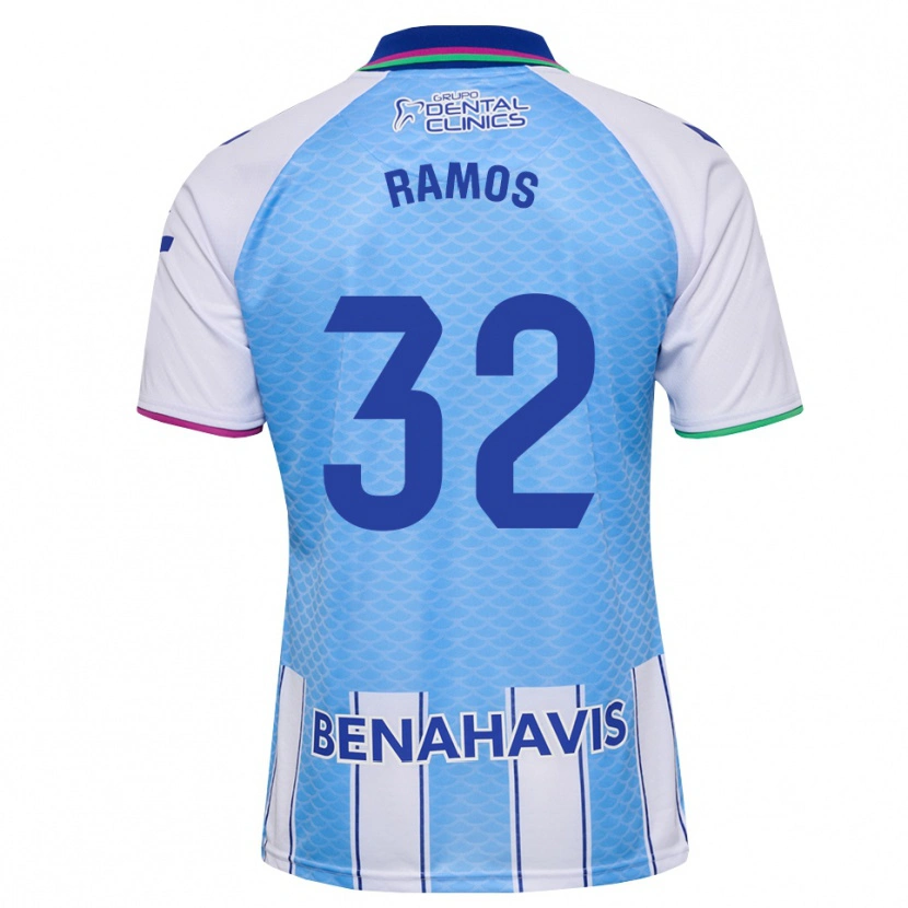 Danxen Donna Maglia Salva Ramos #32 Blu Cielo Profondo Bianco Kit Gara Home 2026/27 Maglietta