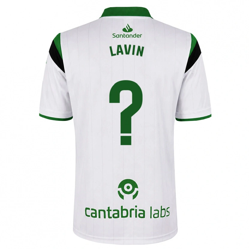 Danxen Donna Maglia Raul Lavin #0 Bianco Verde Nero Kit Gara Home 2026/27 Maglietta