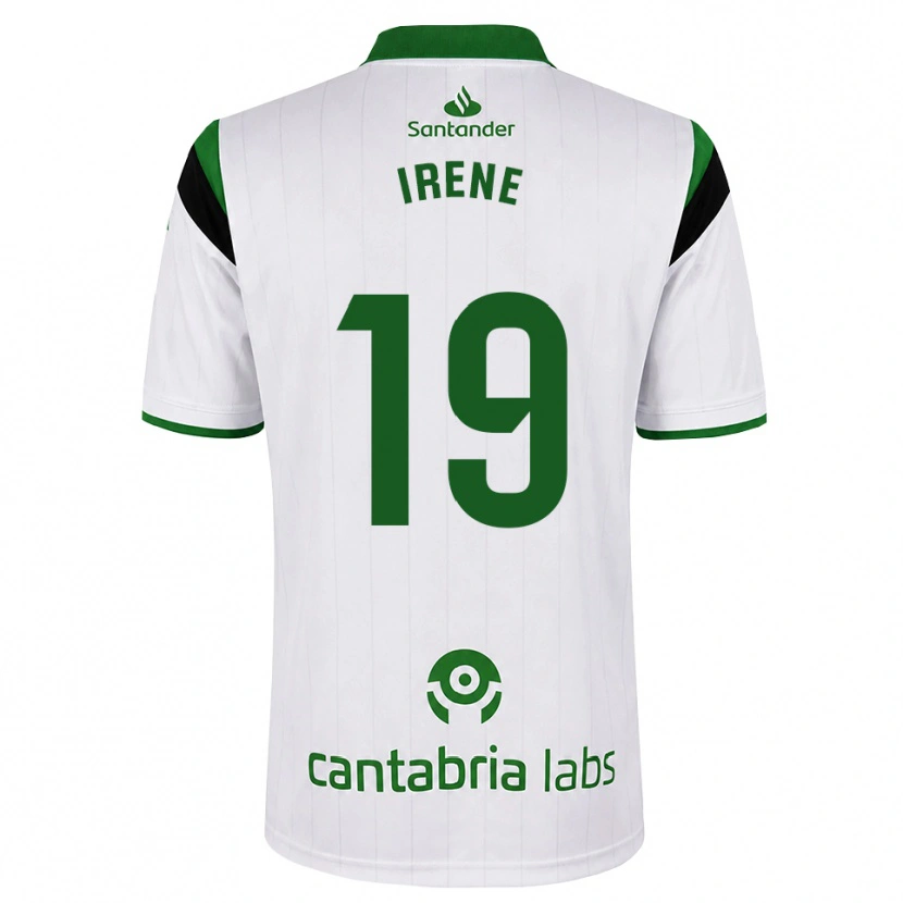 Danxen Donna Maglia Irene Canal Gómez #19 Bianco Verde Nero Kit Gara Home 2026/27 Maglietta