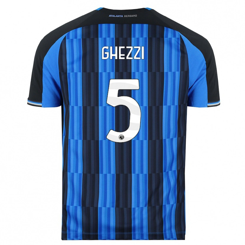 Danxen Donna Maglia Samuele Ghezzi #5 Blu Nero Rosso Kit Gara Home 2026/27 Maglietta