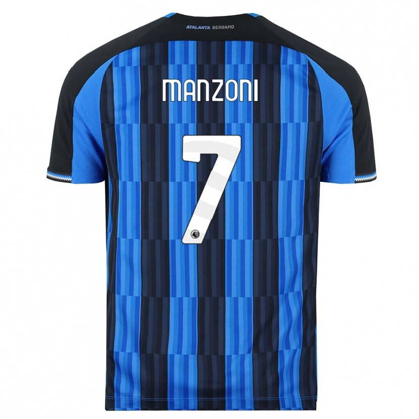 Danxen Donna Maglia Alberto Manzoni #7 Blu Nero Rosso Kit Gara Home 2026/27 Maglietta