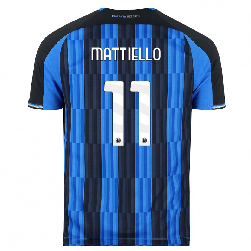 Danxen Donna Maglia Federico Mattiello #11 Blu Nero Rosso Kit Gara Home 2026/27 Maglietta
