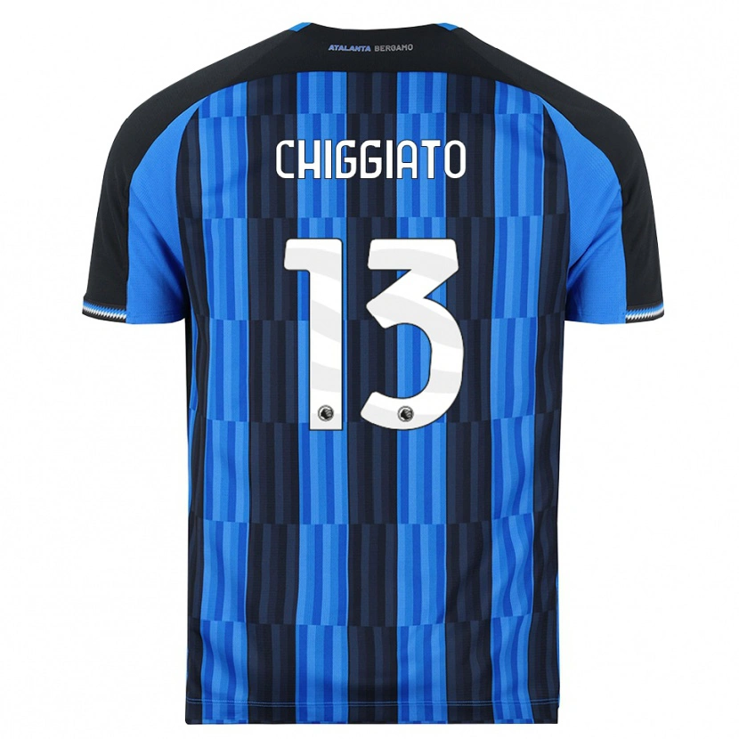 Danxen Donna Maglia Gabriele Chiggiato #13 Blu Nero Rosso Kit Gara Home 2026/27 Maglietta