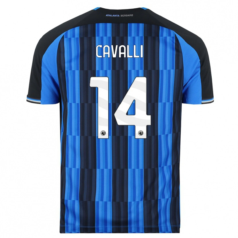 Danxen Donna Maglia Tommaso Cavalli #14 Blu Nero Rosso Kit Gara Home 2026/27 Maglietta