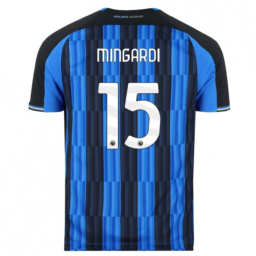 Danxen Donna Maglia Davide Mingardi #15 Blu Nero Rosso Kit Gara Home 2026/27 Maglietta