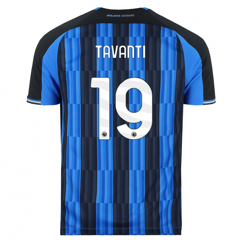 Danxen Donna Maglia Mattia Tavanti #19 Blu Nero Rosso Kit Gara Home 2026/27 Maglietta