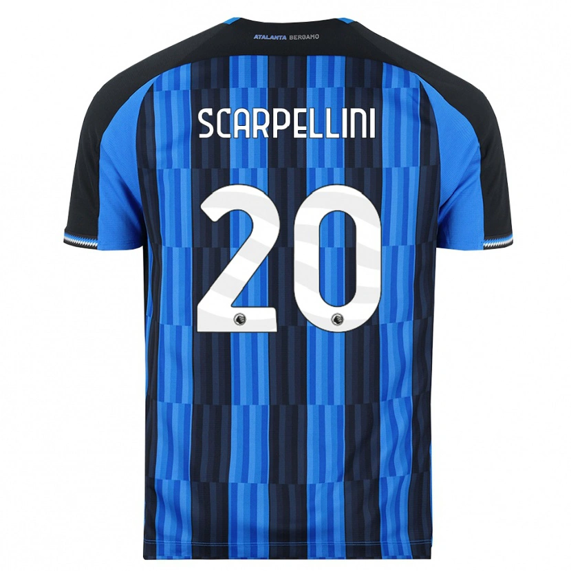 Danxen Donna Maglia Andrea Scarpellini #20 Blu Nero Rosso Kit Gara Home 2026/27 Maglietta