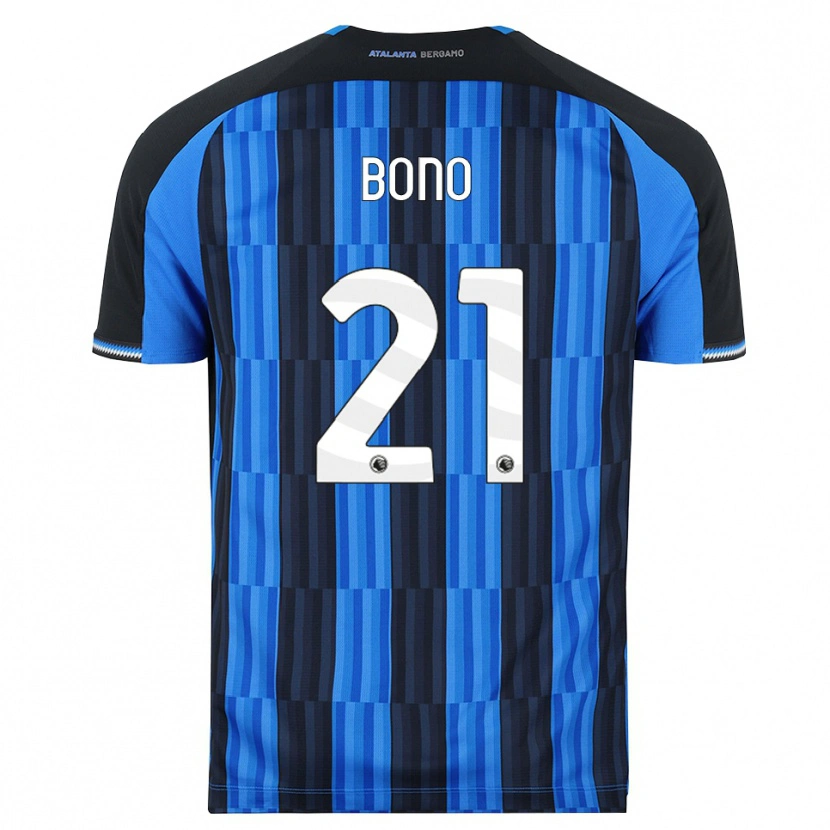 Danxen Donna Maglia Davide Bono #21 Blu Nero Rosso Kit Gara Home 2026/27 Maglietta