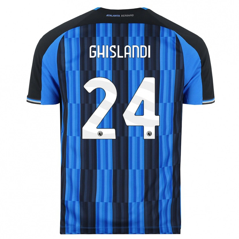Danxen Donna Maglia Davide Ghislandi #24 Blu Nero Rosso Kit Gara Home 2026/27 Maglietta