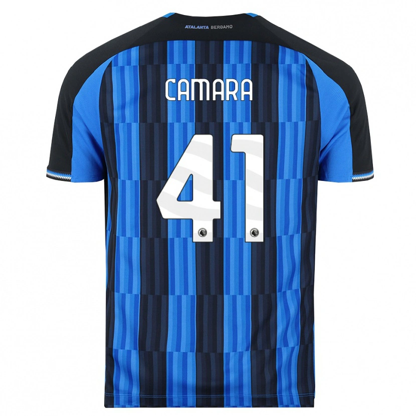 Danxen Donna Maglia Ibrahima Camara #41 Blu Nero Rosso Kit Gara Home 2026/27 Maglietta