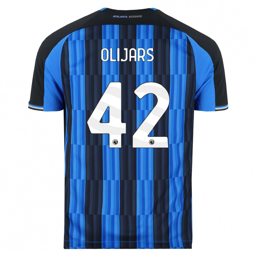 Danxen Donna Maglia Jegors Olijars #42 Blu Nero Rosso Kit Gara Home 2026/27 Maglietta