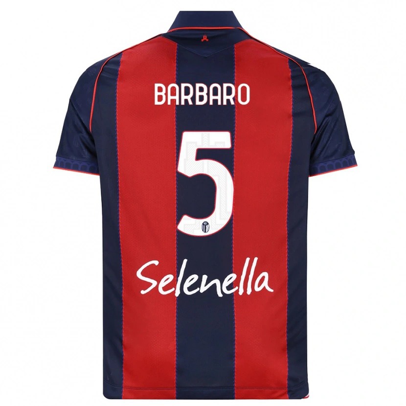 Danxen Donna Maglia Elia Barbaro #5 Blu Reale Rosso Bianco Kit Gara Home 2026/27 Maglietta