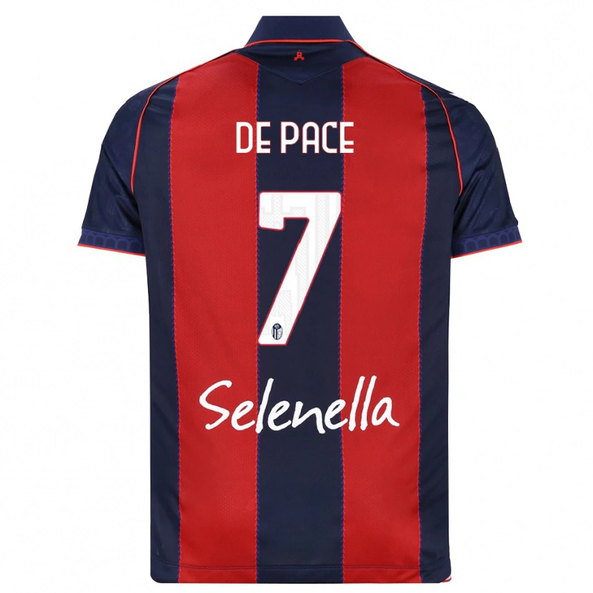 Danxen Donna Maglia Piervincenzo De Pace #7 Blu Reale Rosso Bianco Kit Gara Home 2026/27 Maglietta