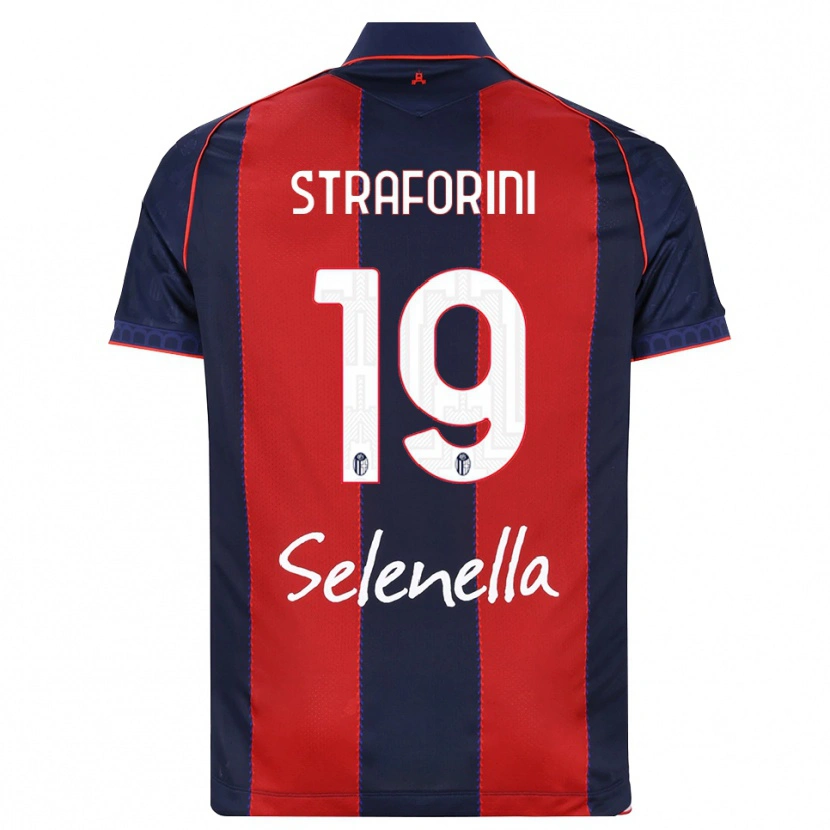 Danxen Donna Maglia Rino Straforini #19 Blu Reale Rosso Bianco Kit Gara Home 2026/27 Maglietta