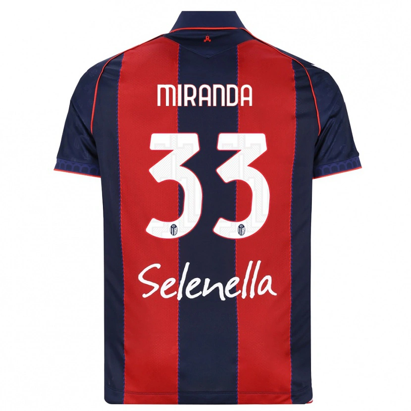Danxen Donna Maglia Juan Miranda #33 Blu Reale Rosso Bianco Kit Gara Home 2026/27 Maglietta