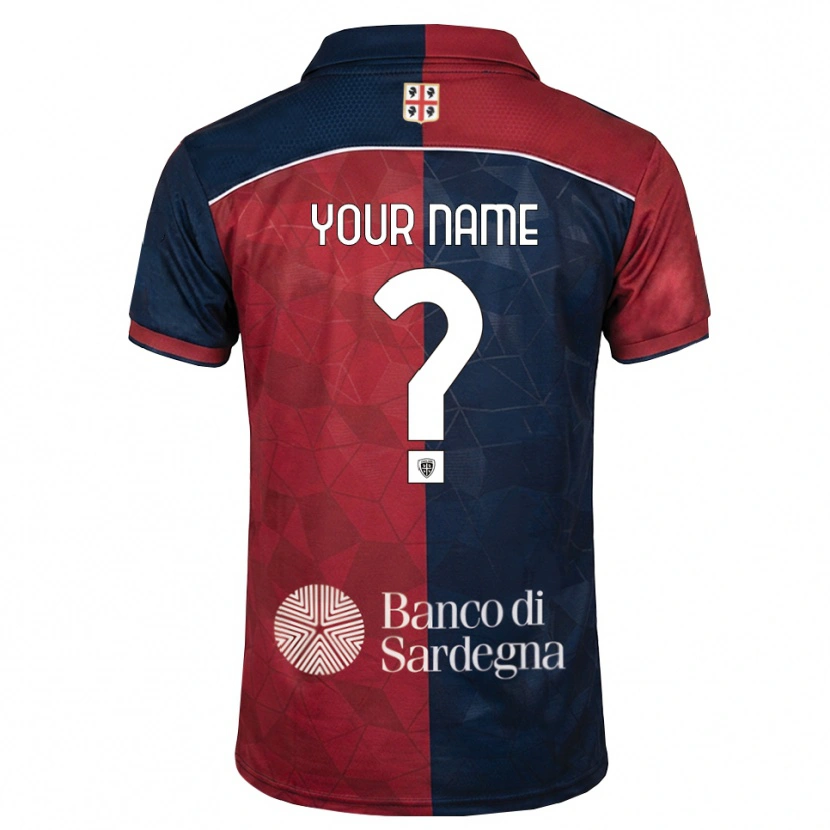 Danxen Donna Maglia Il Tuo Nome #0 Borgogna Blu Reale Kit Gara Home 2026/27 Maglietta