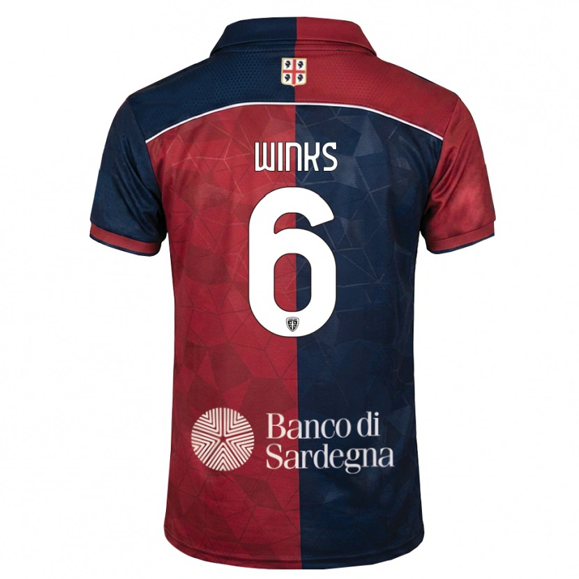 Danxen Donna Maglia Harry Winks #6 Borgogna Blu Reale Kit Gara Home 2026/27 Maglietta
