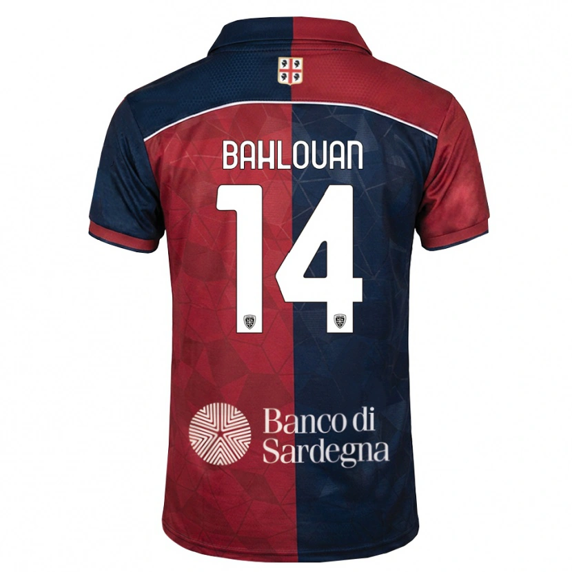 Danxen Donna Maglia Amine Bahlouan #14 Borgogna Blu Reale Kit Gara Home 2026/27 Maglietta