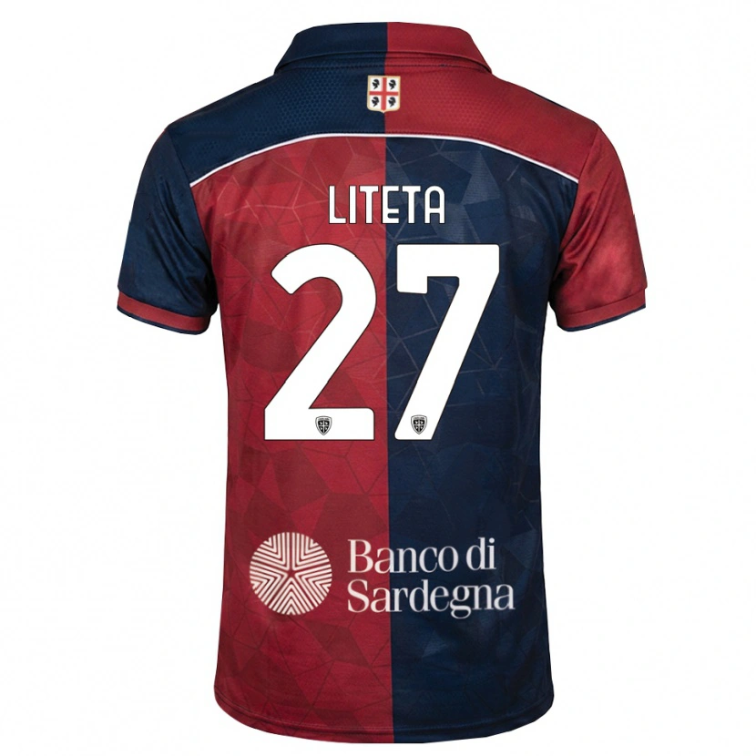 Danxen Donna Maglia Joseph Liteta #27 Borgogna Blu Reale Kit Gara Home 2026/27 Maglietta