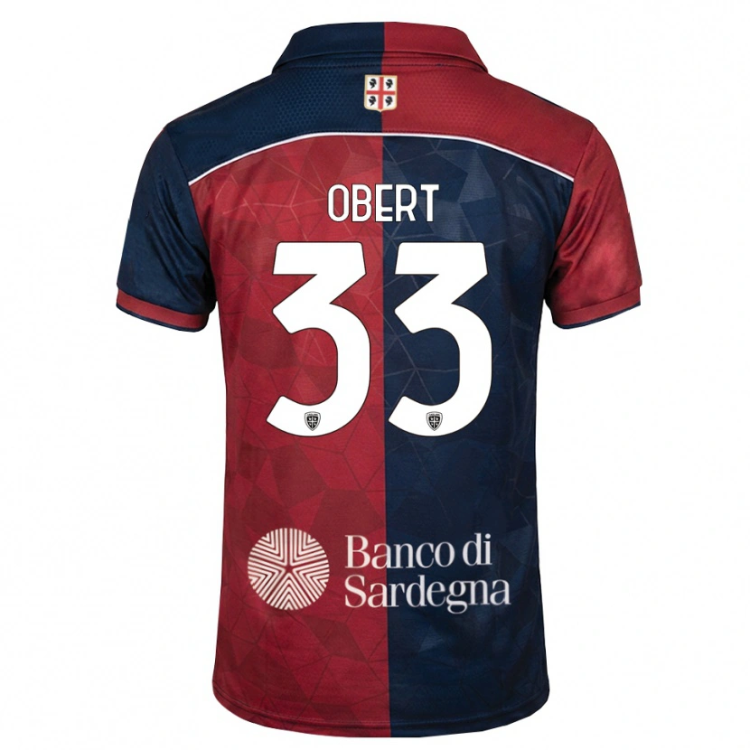 Danxen Donna Maglia Adam Obert #33 Borgogna Blu Reale Kit Gara Home 2026/27 Maglietta