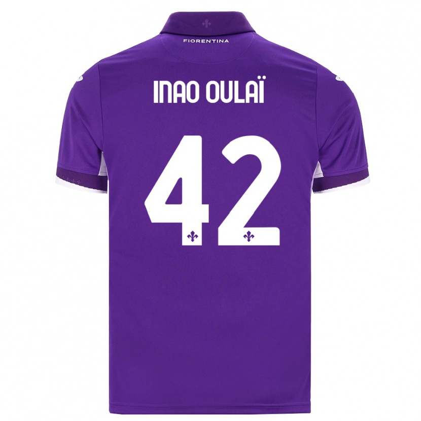 Danxen Donna Maglia Christ Inao Oulaï #42 Viola Bianco Rosa Kit Gara Home 2026/27 Maglietta